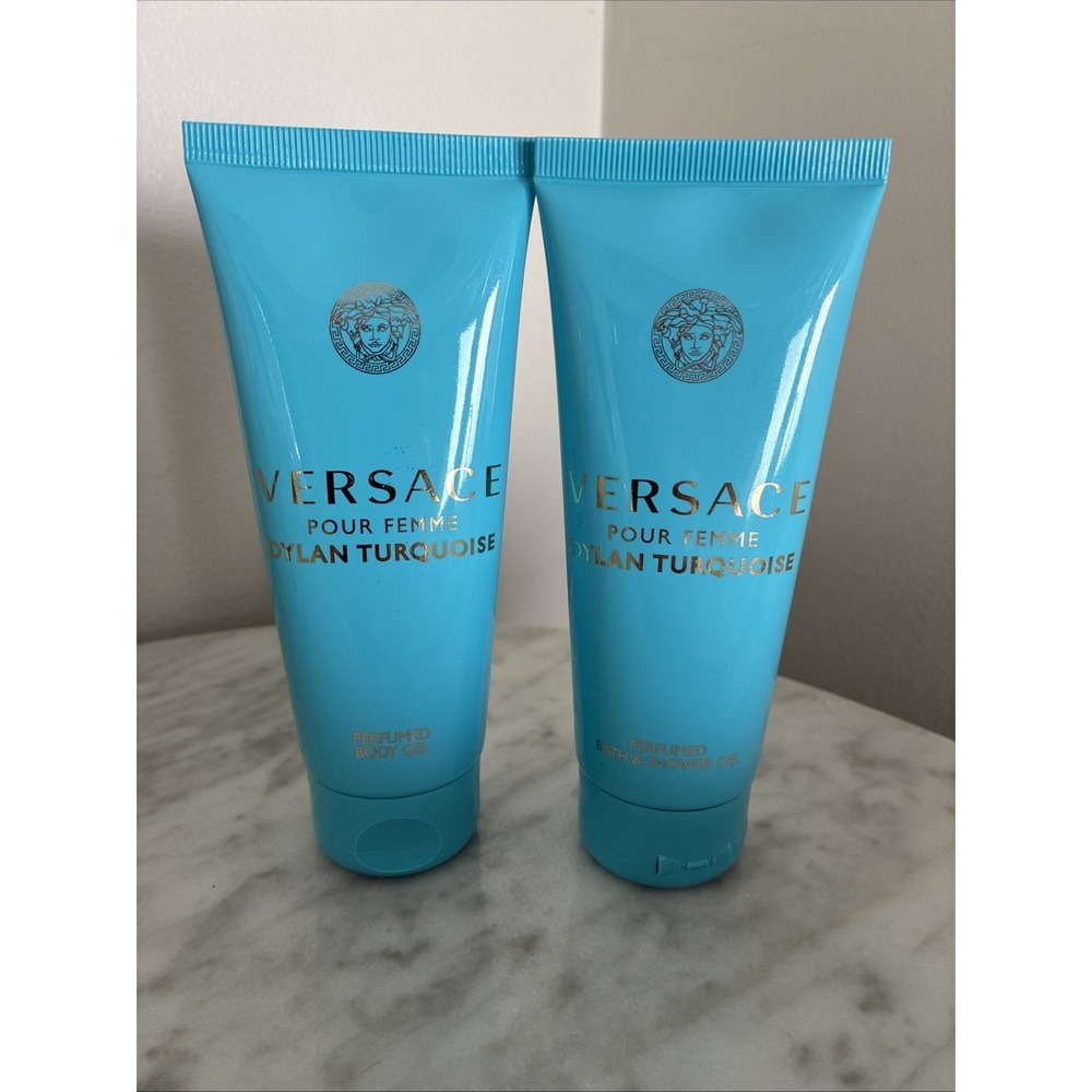 Versace Pour Femme Dylan Turquoise Perfumed Bath & Shower Gel & Body Gel 3.4oz
